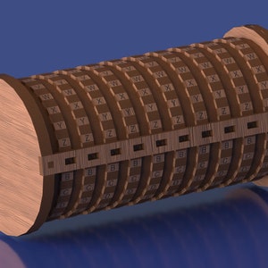 Cryptex Puzzle Box Laser Cut Files – Svg Dxf Cdr Pdf, CNC 3D Puzzle ...