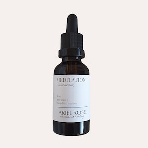 Meditation Flower Remedy - flower essence for deep peace and relaxation