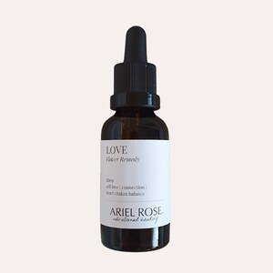Love Flower Remedy - flower essence for self love and heart chakra