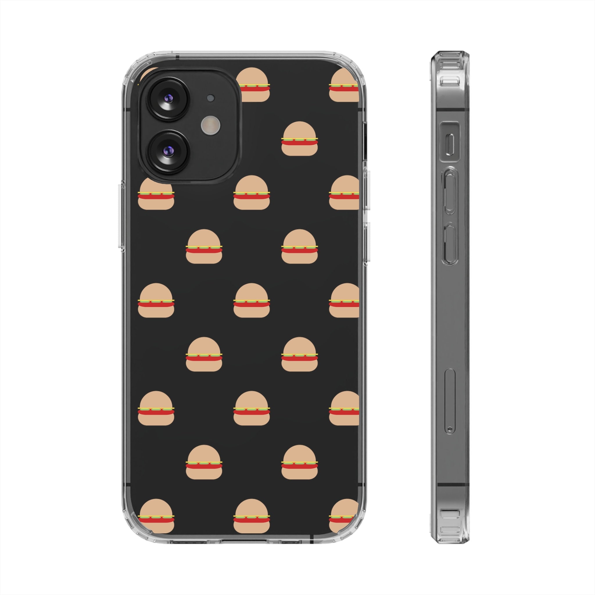 Hamburger Phone Case | Funny Phone Case | Hamburger Pattern iPhone Case |  Samsung Food Phone Case | Gag Gift - Etsy