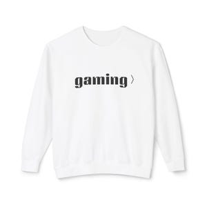 Gaming Sweatshirt, Gamer Sweater, Video Game Jumper, Geeky Pullover, Gaming Apparel, Gaming Gift