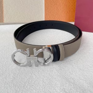 Authentic REVERSIBLE belt Salvatore Gamo Handcrafted Genuine Leather Belt