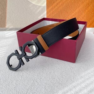 Authentic REVERSIBLE belt Salvatore Gamo Handcrafted Genuine Leather Belt