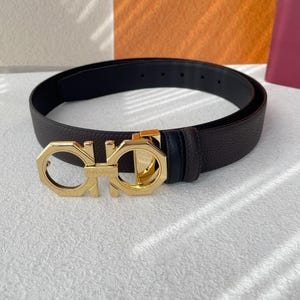 Authentic REVERSIBLE belt Salvatore Gamo Handcrafted Genuine Leather Belt