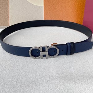 Authentic REVERSIBLE belt Salvatore Gamo Handcrafted Genuine Leather Belt
