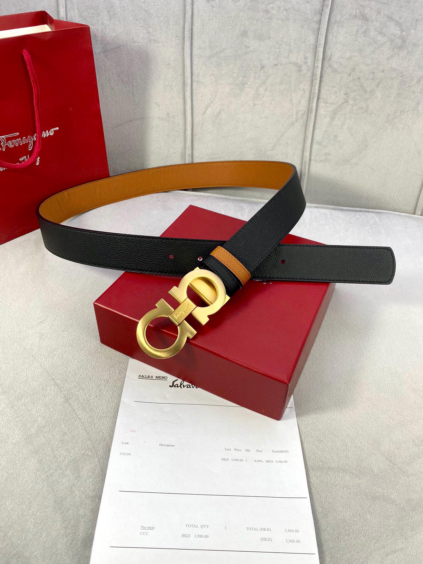 Salvatore Ferragamo Silk  floral belt size XL (42\