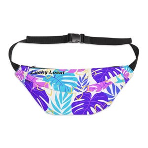 Lucky Local's Tropical Vibe Fanny Pack (LRG) Walking, Hiking, Travel, Ideal for Summer Adventures, Casino Night Out