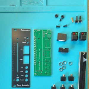 Eurorack DIY: Automator - Full kit (manual cv +gate recorder with big fader)