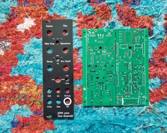 Eurorack DIY: 3394 Voice - pcb+panel (compact and versatile analogue synth voice)
