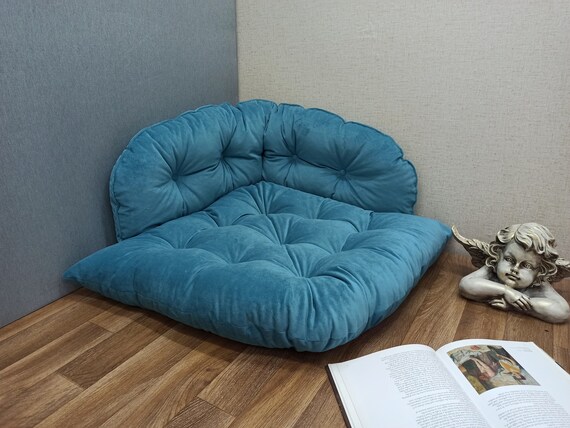 Reading Corner Cushion Floor Seat Cushion Velvet Floor Couch Floor Sofa Etsy Ireland