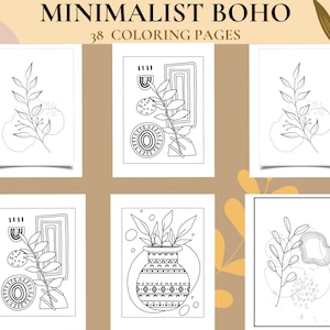 Minimalist Boho Coloring Pages Printable Coloring Book Minimalist Coloring Pages Adult Coloring Book Printable Relaxation Coloring
