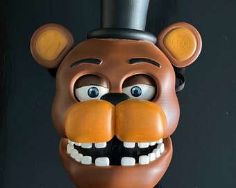 Archivo DIGITAL de Withered Freddy Mask para impresión 3D (FNAF / Five Nights At Freddy's)