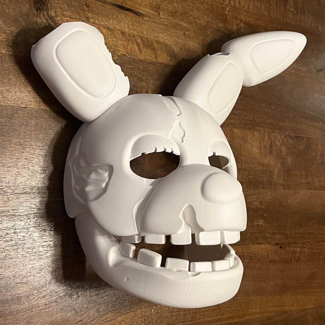 Spring Bonnie Mask Back Spring Bonnie / Yellow Rabbit Mask DIGITAL File for 3D Printing FNAF ...