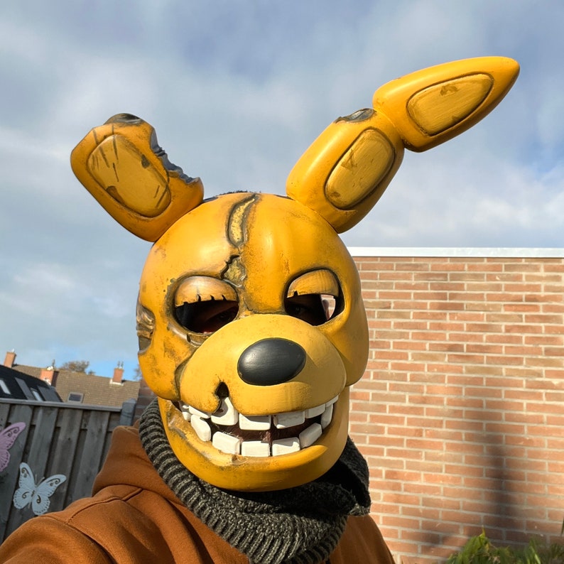 Spring Bonnie / Yellow Rabbit Mask STL DIGITAL Download FNAF / Five