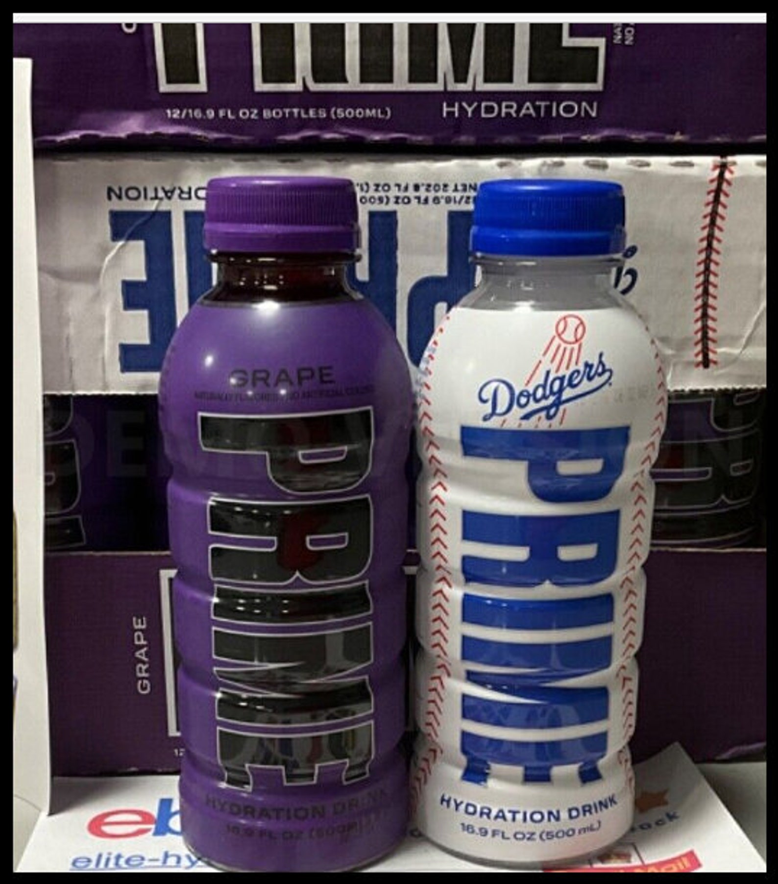 PRIME GRAPE and LA Dodgers Bundle Hamper 2 Bottles Sealed. Etsy