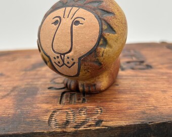 LISA LARSON Mini Lion Figurine, Part of the 