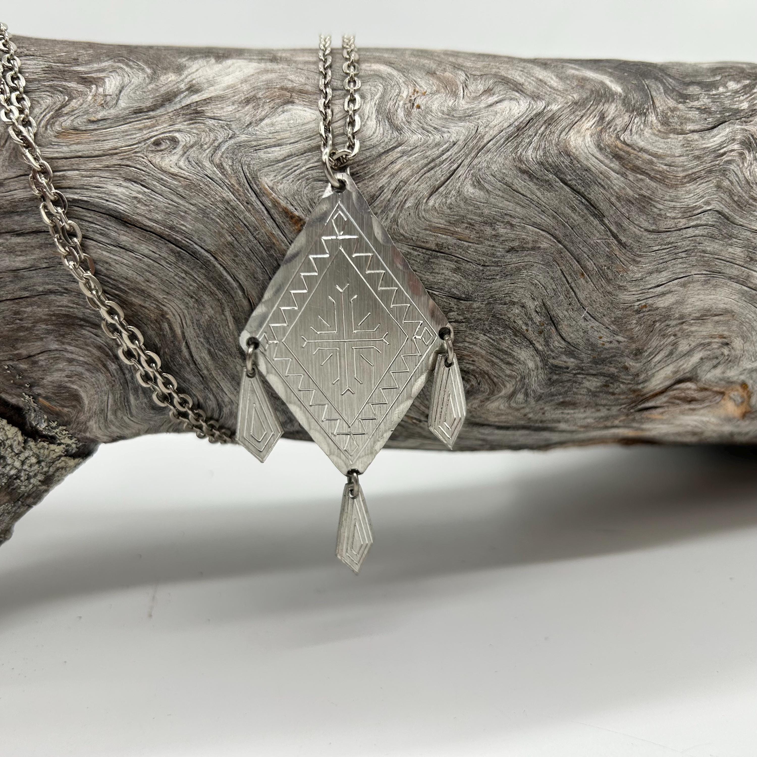 Sami Pewter Necklace Made by Hand by HANDARBETE JOKKMOKK TENN