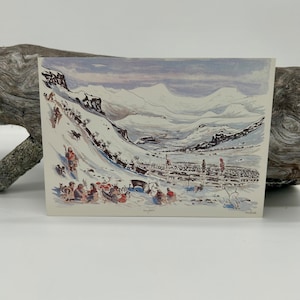 Sami Vintage Postkarten aus Rentiergarten 3 verschiedene Arten, von Lars Pirak von JOKKMOKK und Nickolaus Skum von Jokkmok und Cloundberry