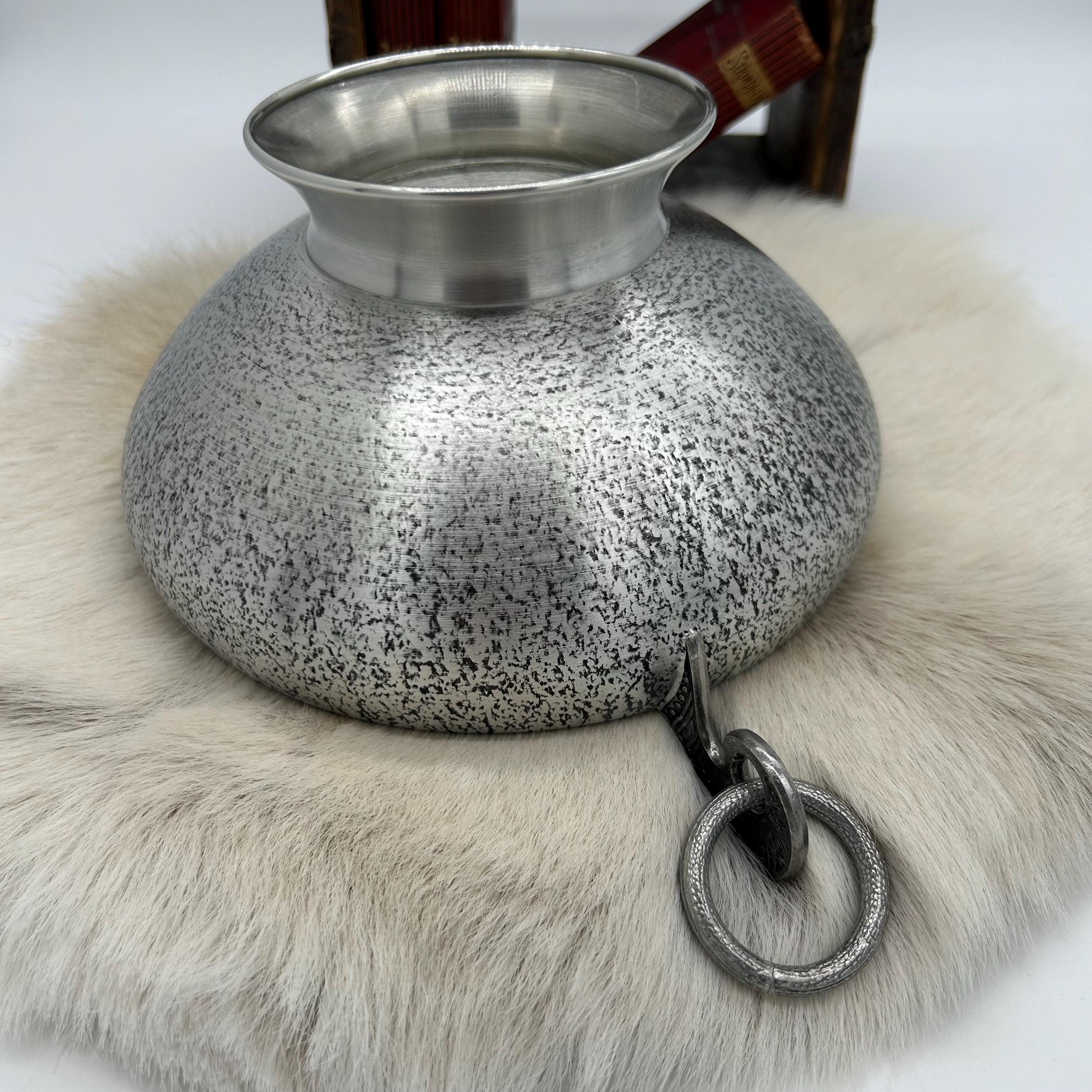 Norwegian Viking Medieval Style by EIK TINN Dragon Pewter Bowl