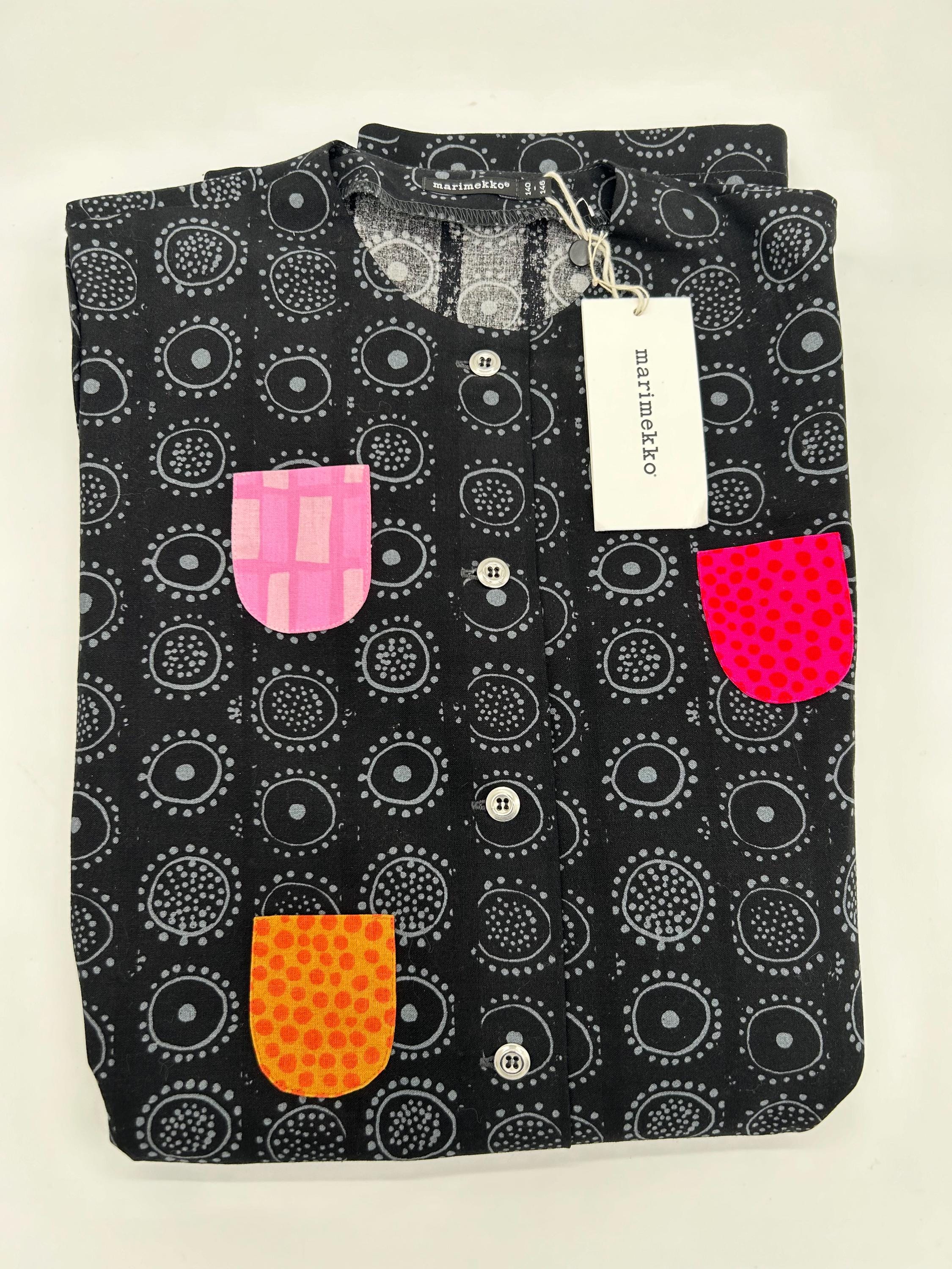 marimekko 大判タオルケット黒146×72 marimekko 大判タオルケット黒146×72