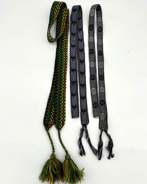 Woven Belt, 3 different, price per piece, choose yours