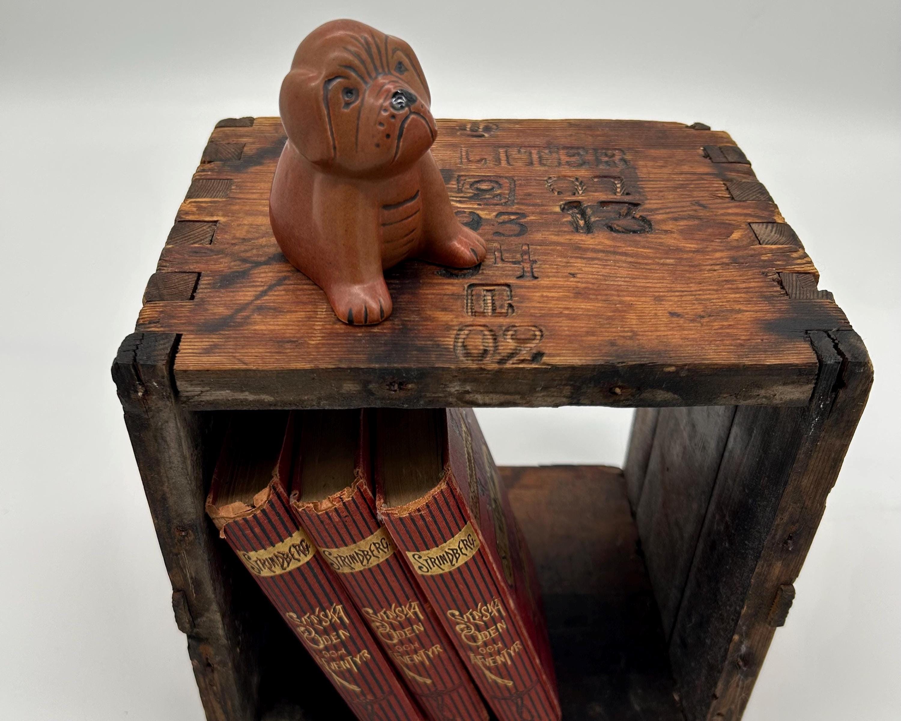 LISA LARSON, Boxer Figurine From the 