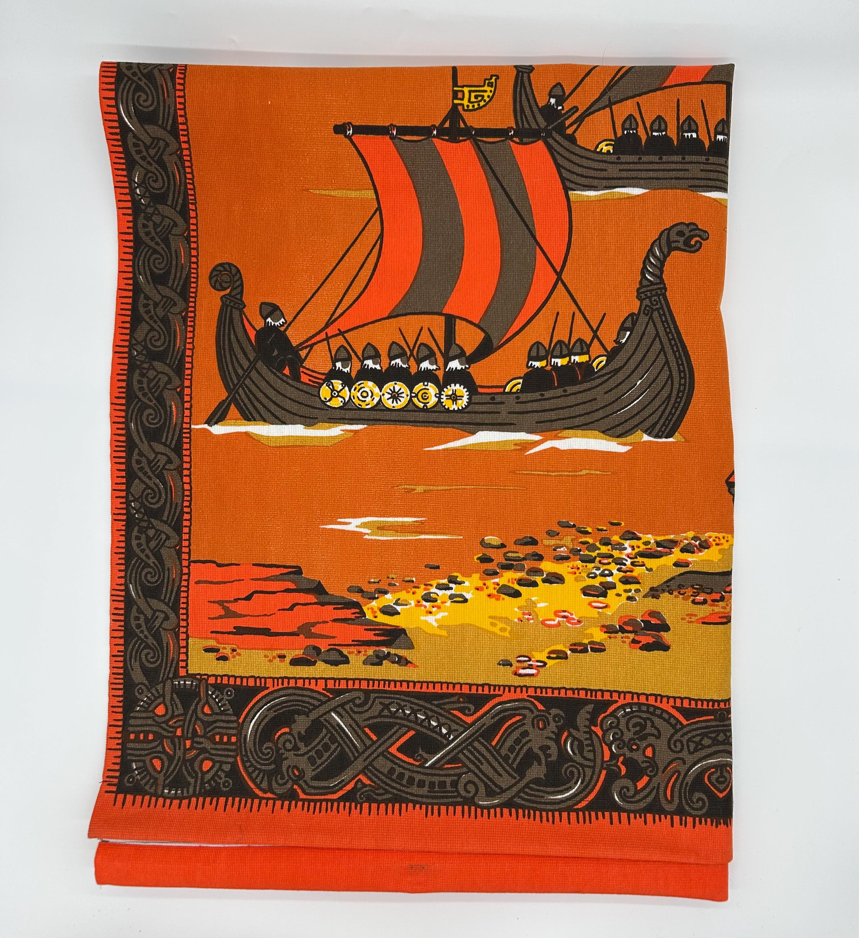 Tapisserie Vintage Suédoise Lin Et Laine - Style Traditionnel Nordique MCM
