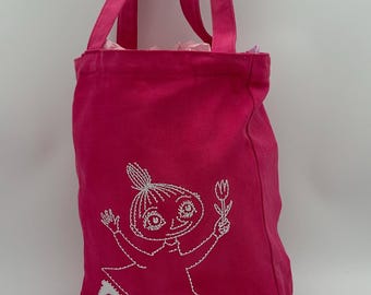 Bolsa de mão MOOMIN, tecido vintage, design escandinavo, acessórios Moomin