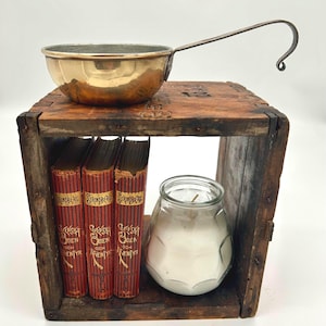 Vintage Brass Pan/Pot farmhouse wall hanging Swedish decor