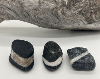 WISHING STONE - Wishing Stone, Lucky Stone,  Natural Stripped Pebble, Rare pebble, Wish Stone  from Norwegian Fjords, 1 piece