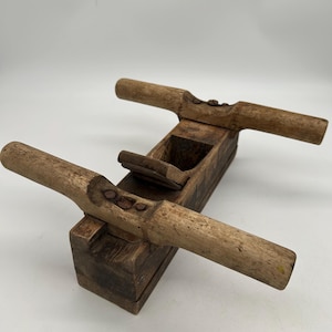 RABOTEUSE suédoise, raboteuse en bois vintage, décoration de maison de ferme, décoration murale, objets de collection, vintage suédois, début 1900