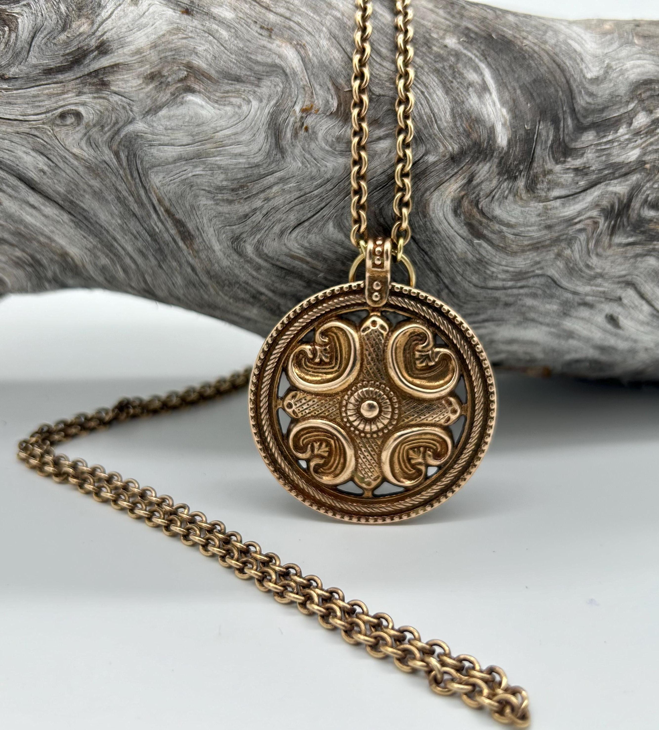 ヴィンテージ カレワラ コル ブロンズ ペンダントネックレス