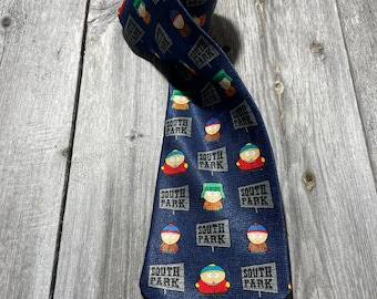 SOUTH PARK TIE, business blue, unused