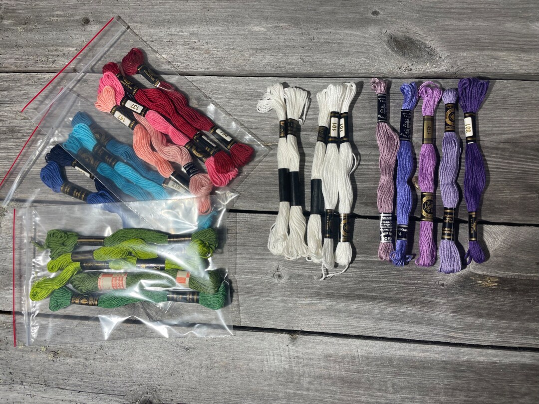 Anchor Set of Embroidery Flosses the Embroidery Thread Set Etsy