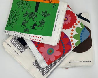 IKEA of Sweden AB, LARGE Cotton Fabric, 4 different sizes/paterns - choose yours, Swedish Vintage, for your next project, price is per piece