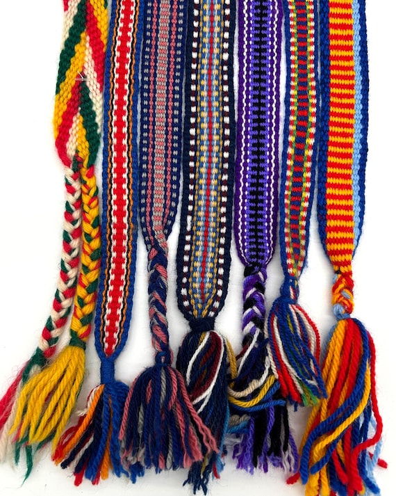 Handwoven Sami Belt, 7 different, price per piece, choose yours
