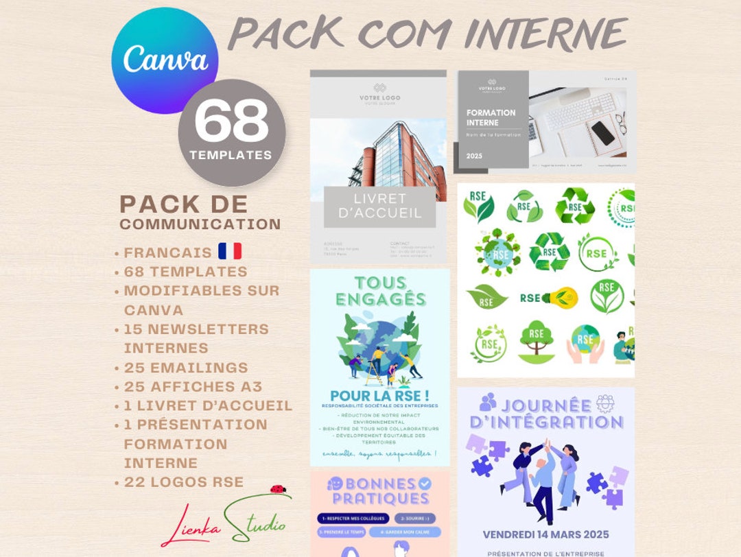 Communication Pack Internal Communication 68 Templates Highlights Pack ...