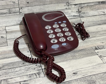 Telefono Fissa Vintage Con Grande Pulsantiera Trasparente – Linea Europea Retro Per Casa E Ufficio, Chiamate HD - 2