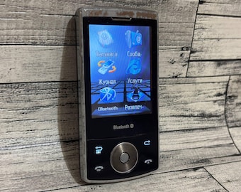 Celular chinês vintage com tela deslizante | Celular retrô dos anos 2000 | Celular com Bluetooth | Celular colecionável sem marca