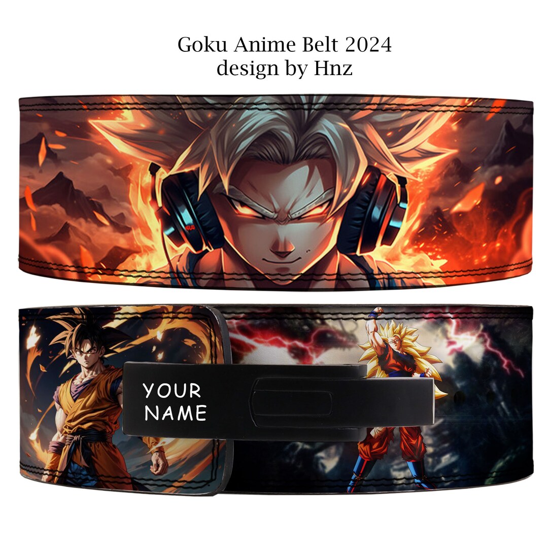 Goku Anime Beltgoku Ultra Instinct Beltpowerlifting Custom Lever Belt bodybuilding Power ...