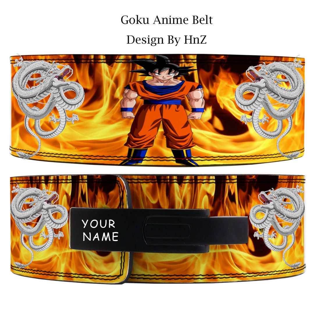 Goku Anime Beltgoku Ultra Instinct Beltpowerlifting Custom Etsy