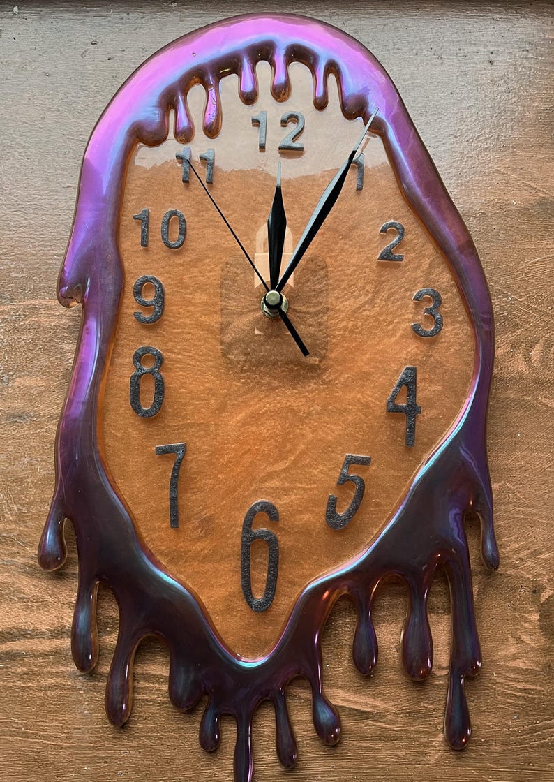 Melting Clock - Etsy