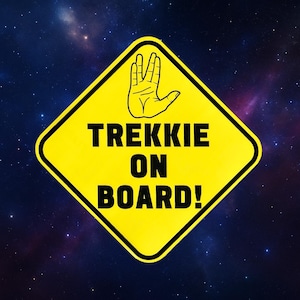 Star Trek Vulcan Salute Car Decal - 2-Pack Vinyl Window Stickers