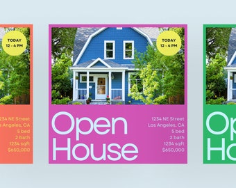 Real Estate Instagram Post Templates: Canva Marketing (37 Slides)
