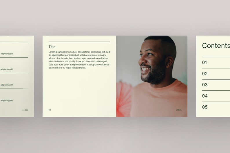 Puede incluir: Una diapositiva de presentaci&oacute;n con un t&iacute;tulo, texto y una foto de un hombre sonriente. El texto dice "Lorem ipsum dolor sit amet, consectetur adipiscing elit, sed do eiusmod tempor incididunt ut labore et dolore magna aliqua. Ut enim ad minim veniam, quis nostrud exercitation ullamco laboris nisi ut aliquip ex ea commodo consequat. Duis aute irure dolor in reprehenderit in voluptate velit esse cillum dolore eu fugiat nulla pariatur."