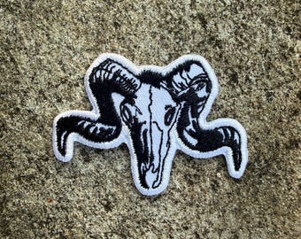 Sheep Skull Patch For gifts, decorations, clothes, hats, bags , DIY
