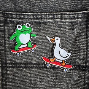Lindo parche de animal para patineta, animal divertido. Para regalos, decoraciones, sombreros, bolsos, manualidades.