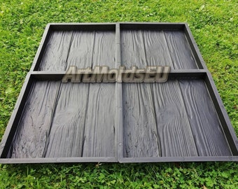 Mold for concrete paving slabs, Stone pattern, Concrete garden, Stepping stone, Path Yard, Garden walkway &#39;Boards&#39;