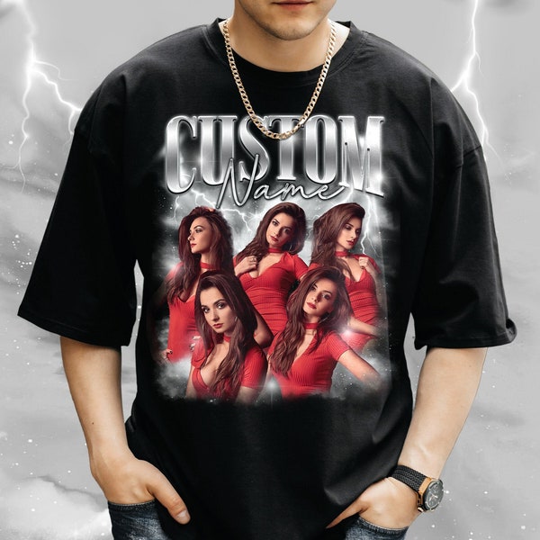 Custom Bootleg Rap Tee PNG for Shirt, Personalized Bootleg PNG, Girlfriend Face Tshirt PNG, Custom Your Own Bootleg Idea, Sublimation Design