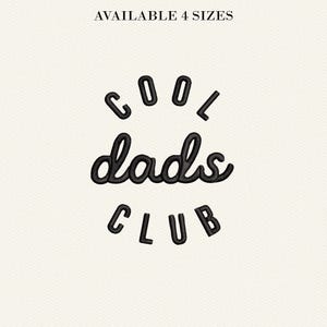 Cool Dad Club, Papa ricamato, Papa Designs, regalo personalizzato, regalo per il papà, design per la festa del papà, regalo per papà, design Cool Dad.